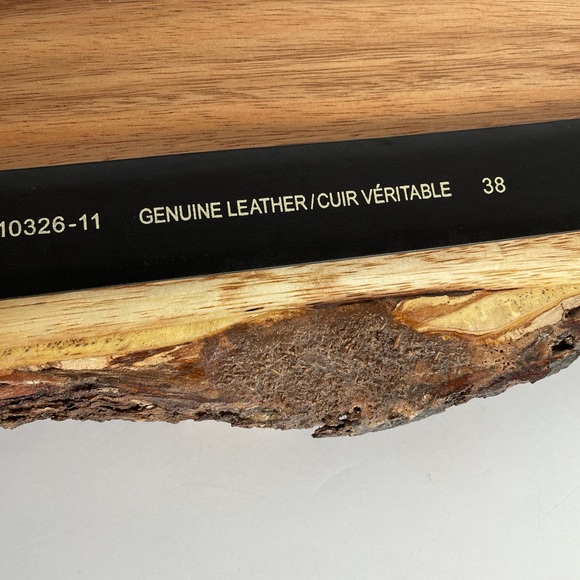 Brown leather belt - Picture 4 of 6